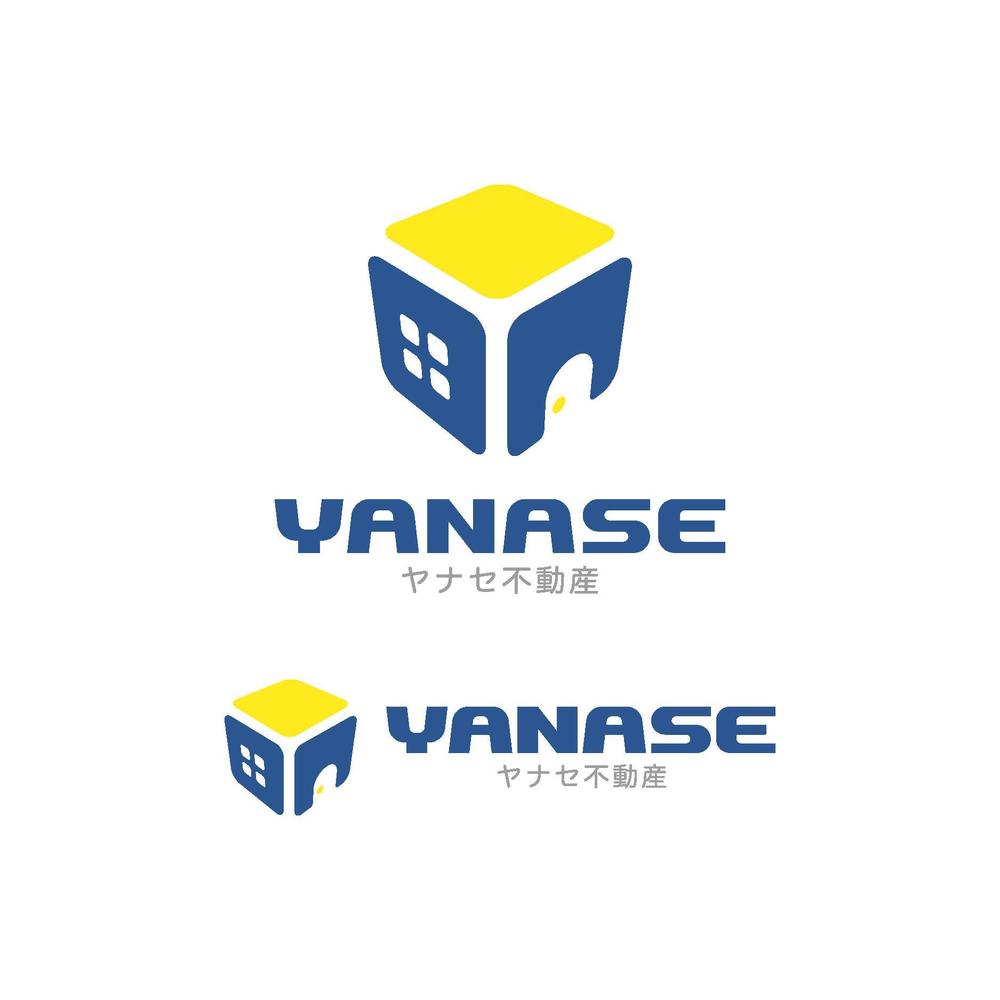 「YANASE real estate」のロゴ作成