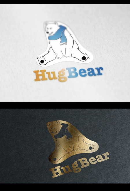 chopin（ショパン） (chopin1810liszt)さんのアウトドアブランド「HugBear」のロゴデザインへの提案