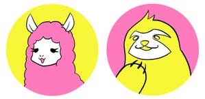deepqueenさんのサイトの吹き出し用キャラクター2点の制作依頼です。への提案