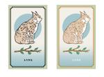 山城さーりー (SARLIE)さんのアニマルメディスンカードデザイン　動物イラスト3点　イーグル、山猫、クジラへの提案