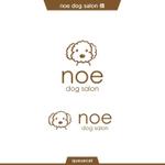 queuecat (queuecat)さんの新規オープン　フレンチカントリー風のトリミングサロン　「noe」のロゴへの提案