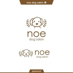 queuecat (queuecat)さんの新規オープン　フレンチカントリー風のトリミングサロン　「noe」のロゴへの提案