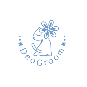 耶耶 (yuki_tk_s)さんのグルーミング・ペット消臭用のスプレー「DeoGroom」のロゴへの提案