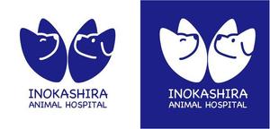 horohoro (horohoro)さんの｢井の頭通り動物病院　または　INOKASHIRA　ANIMAL　HOSPITAL」のロゴ作成への提案