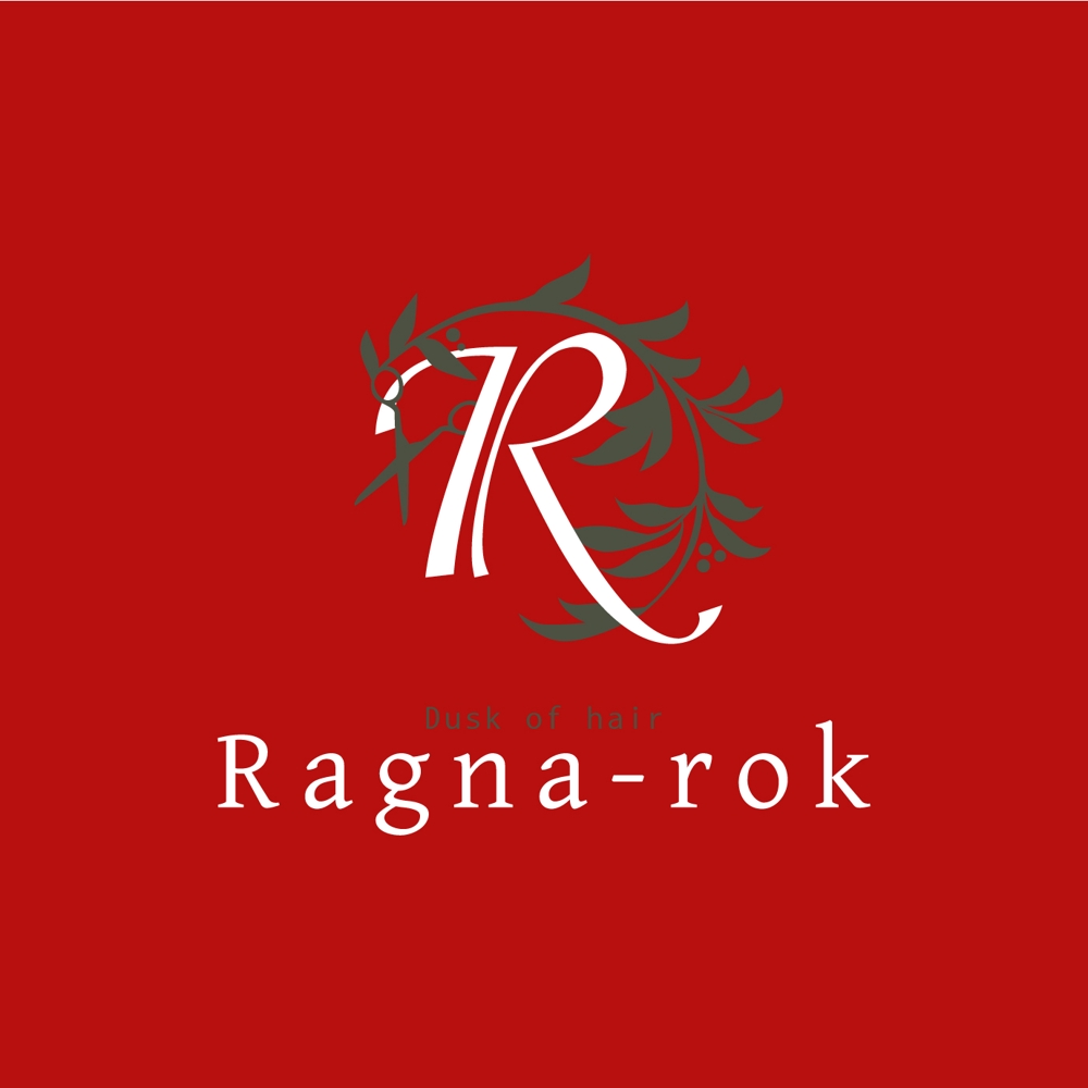「Dusk of hair Ragna-rok」のロゴ作成