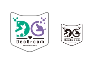 emi (emidesign)さんのグルーミング・ペット消臭用のスプレー「DeoGroom」のロゴへの提案
