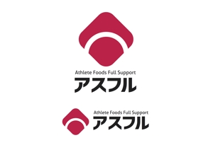 なべちゃん (YoshiakiWatanabe)さんのスポーツ食材提供サイト「アスフル」のロゴへの提案