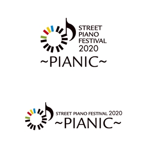 Q (qtoon)さんのストリートピアノフェスティバルのロゴデザイン依頼への提案