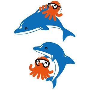 akane_designさんのダイビングスクールのキャラクター製作への提案