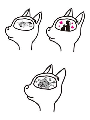 田中　威 (dd51)さんの脳内メーカーのようなイラストを猫verで3つ描いてほしい(参考画像多数あり)への提案