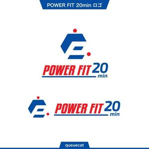 queuecat (queuecat)さんのフィットネス事業「POWER FIT 20min」のロゴへの提案