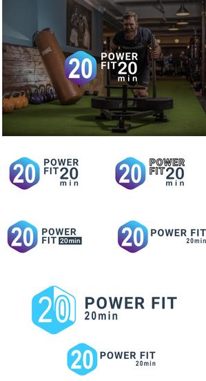 URBAN (urban-web-style)さんのフィットネス事業「POWER FIT 20min」のロゴへの提案