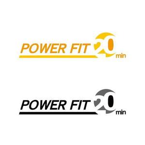 teppei (teppei-miyamoto)さんのフィットネス事業「POWER FIT 20min」のロゴへの提案