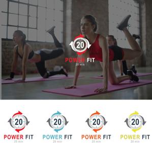 URBAN (urban-web-style)さんのフィットネス事業「POWER FIT 20min」のロゴへの提案