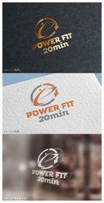 mogu ai (moguai)さんのフィットネス事業「POWER FIT 20min」のロゴへの提案