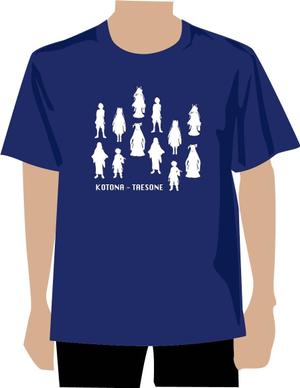 ninaiya (ninaiya)さんのキャラクターシルエットを使ったTシャツのデザインへの提案