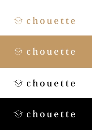 design NINES (5d1816f315962)さんのスキンケア雑貨「chouette（シュエット）」のブランドロゴの募集への提案