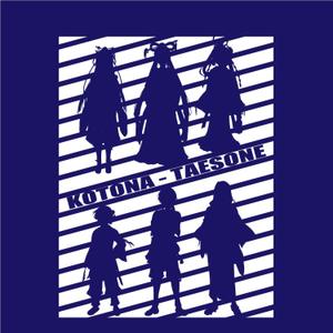 きいろしん (kiirosin)さんのキャラクターシルエットを使ったTシャツのデザインへの提案