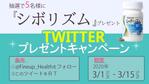 のぞみ (kagayakunozomi)さんのTwitterで使用するプレゼントキャンペーン告知のバナー作成への提案