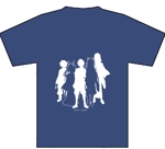 ざっつん (shikahamanu)さんのキャラクターシルエットを使ったTシャツのデザインへの提案