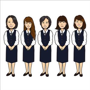 Trot (trot-design)さんの会社ホームページ掲載似顔絵依頼への提案