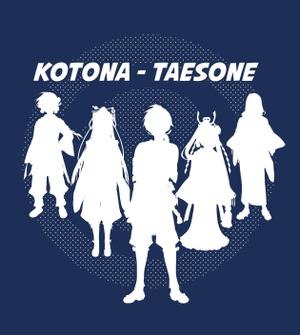 松本イチロウ (tora_jiroh)さんのキャラクターシルエットを使ったTシャツのデザインへの提案