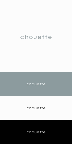 designdesign (designdesign)さんのスキンケア雑貨「chouette（シュエット）」のブランドロゴの募集への提案