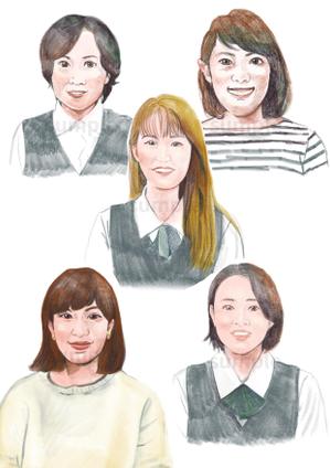 Eri (yamauchiko)さんの会社ホームページ掲載似顔絵依頼への提案
