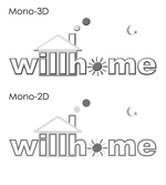 macj1818さんの「willhome」のロゴ作成への提案
