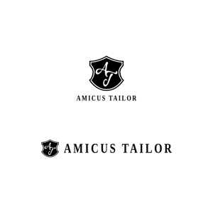Yolozu (Yolozu)さんのオーダースーツブランド「AMICUS TAILOR」のロゴ作製への提案
