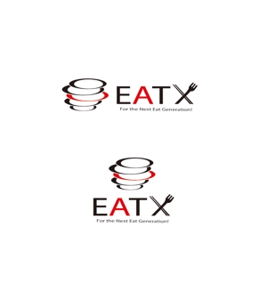 plus X (april48)さんの『食べる』で世界を繋ぐ株式会社EATx（イートエックス）ロゴ　企業スローガンGo for Good　への提案