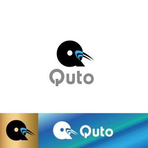 IandO (zen634)さんの吸音材メーカーの新商品【Quto】のロゴへの提案