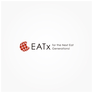 FUNCTION (sift)さんの『食べる』で世界を繋ぐ株式会社EATx（イートエックス）ロゴ　企業スローガンGo for Good　への提案