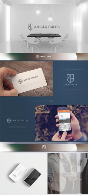 M-Waldi (Designlist)さんのオーダースーツブランド「AMICUS TAILOR」のロゴ作製への提案