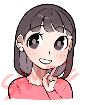 べつき ぼつこ ()さんの会社ホームページ掲載似顔絵依頼への提案