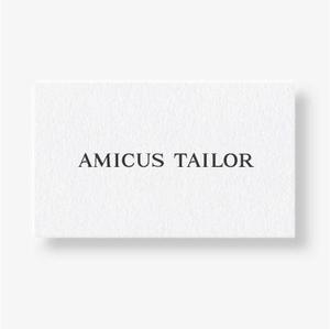 happiness_design (happiness_design)さんのオーダースーツブランド「AMICUS TAILOR」のロゴ作製への提案