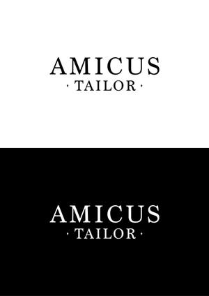 Tee (lemon8d)さんのオーダースーツブランド「AMICUS TAILOR」のロゴ作製への提案