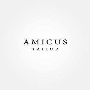 tanaka10 (tanaka10)さんのオーダースーツブランド「AMICUS TAILOR」のロゴ作製への提案