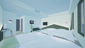 サワアーキテクツ (sawa_ozawa)さんのホテル客室のインテリア・３Dパースデザインへの提案