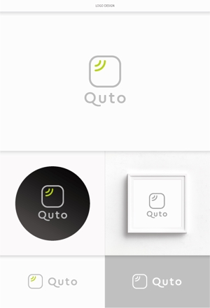 DeeDeeGraphics (DeeDeeGraphics)さんの吸音材メーカーの新商品【Quto】のロゴへの提案
