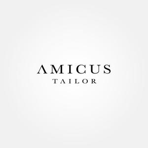 tanaka10 (tanaka10)さんのオーダースーツブランド「AMICUS TAILOR」のロゴ作製への提案