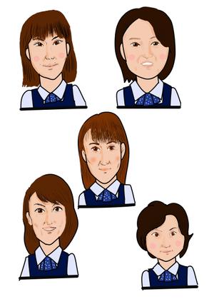 小田　一郎 (ichannel16)さんの会社ホームページ掲載似顔絵依頼への提案
