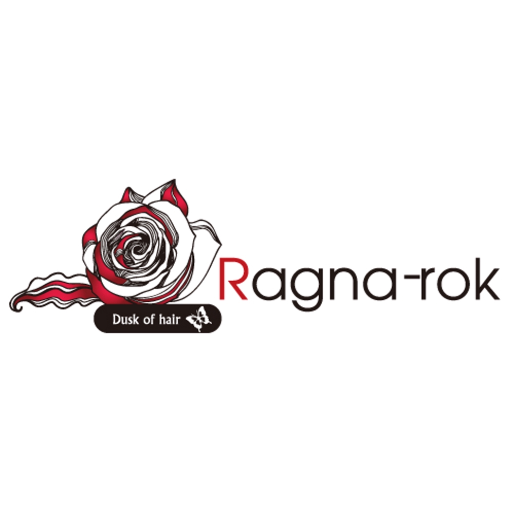 「Dusk of hair Ragna-rok」のロゴ作成