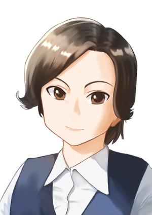 はらけんし ()さんの会社ホームページ掲載似顔絵依頼への提案