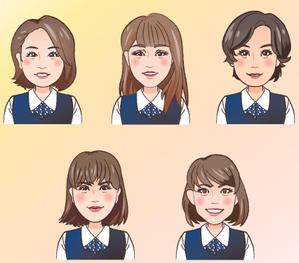 なかえ (shrimptetu)さんの会社ホームページ掲載似顔絵依頼への提案