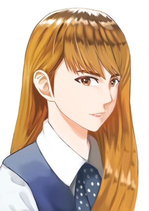 はらけんし ()さんの会社ホームページ掲載似顔絵依頼への提案