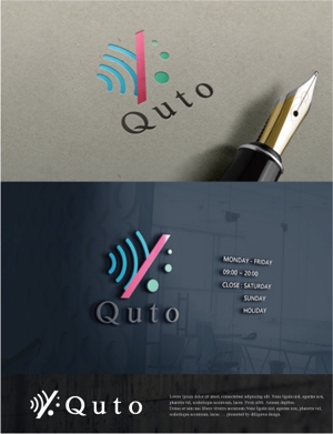drkigawa (drkigawa)さんの吸音材メーカーの新商品【Quto】のロゴへの提案