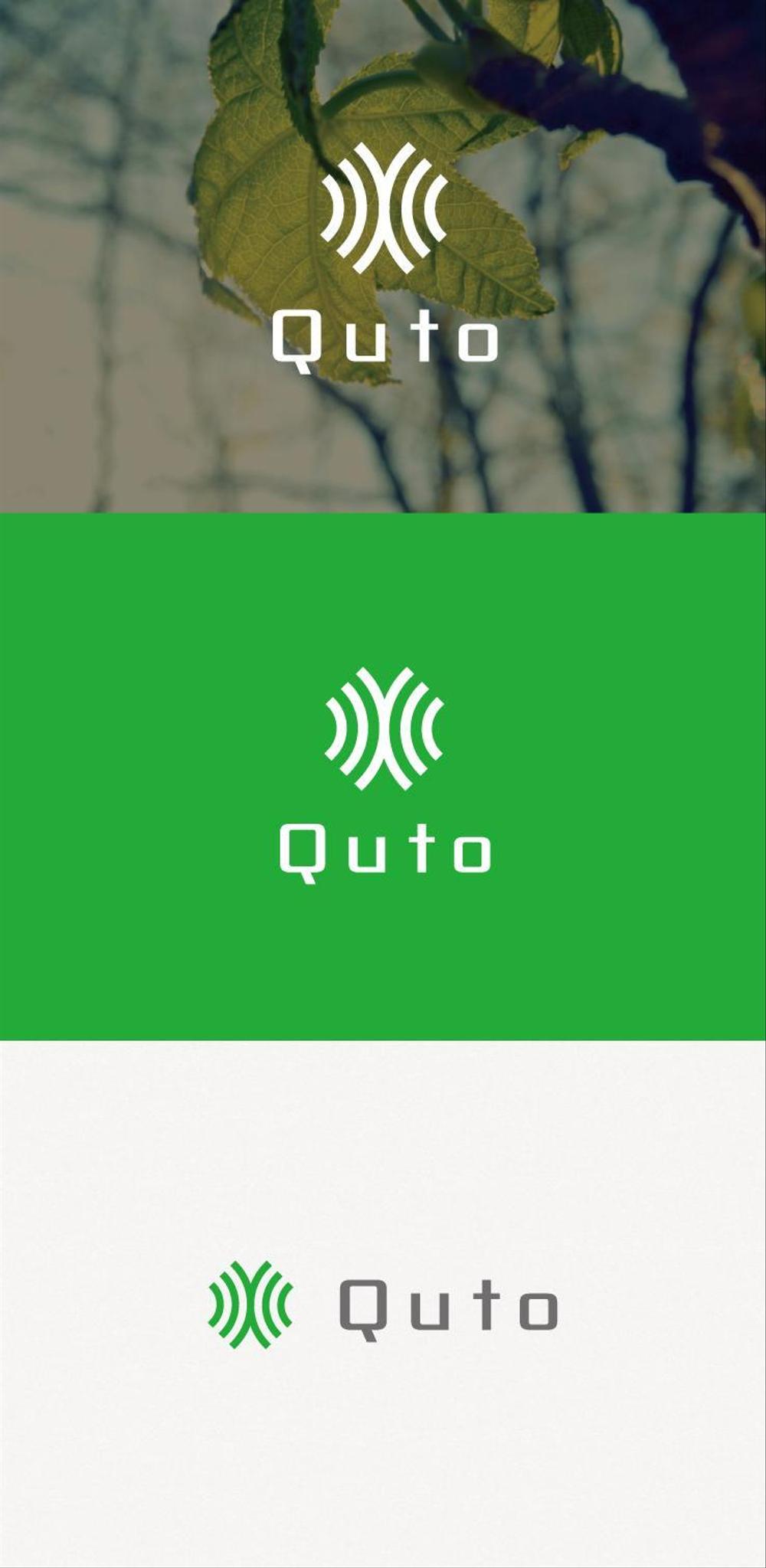 吸音材メーカーの新商品【Quto】のロゴ