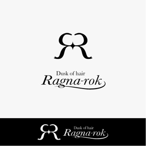 さんの「Dusk of hair Ragna-rok」のロゴ作成への提案