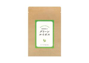 s o u (SENRYO)さんの抹茶入りのルイボス、抹茶入りの国産柿の葉茶、抹茶入りの国産桑の葉茶の商品ラベルへの提案
